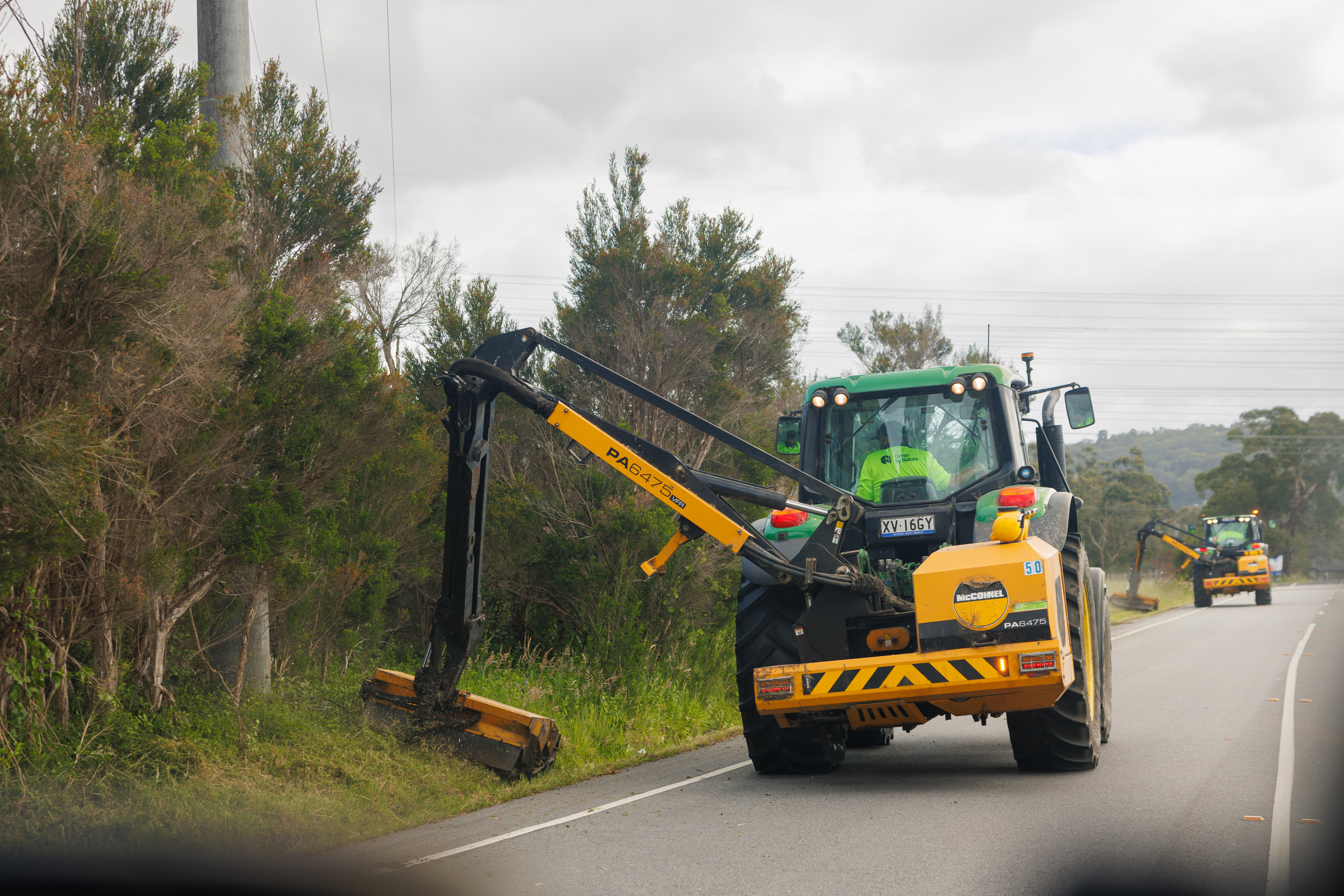 Roadside mowing