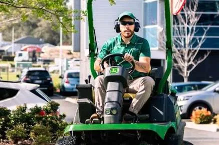 mowing